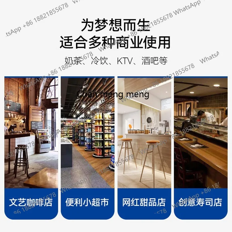 آلة صنع الثلج على شكل ندفة الثلج التجارية الحبيبية سحق الثلج الأوتوماتيكية الكل في واحد آلة وعاء ساخن متجر نموذج جديد