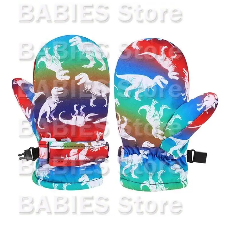 

C9GB Toddler Ski Gloves Polyester Insulation Gloves Versatile Children Gloves Comfortable Handwear Excellent for Snow Activity