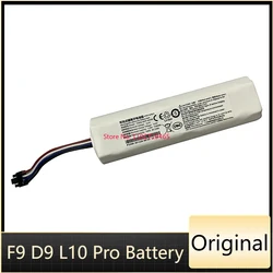 Original Li-ion Battery Replacement for Dreame F9 D9 L10 Pro Plus Robot Vacuum Cleaner Spare Parts Charging Battery Accessories