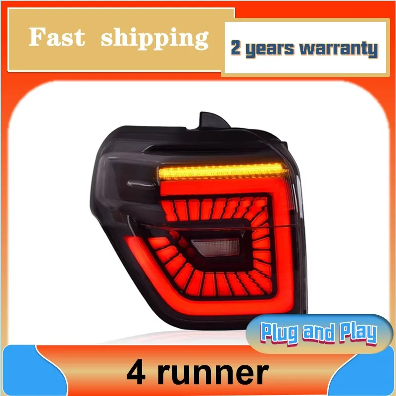 

Car Styling for Toyota 4runner Taillamp 2010-2021 4runner Taillight DRL Fog Brake Turn Signal Reversing