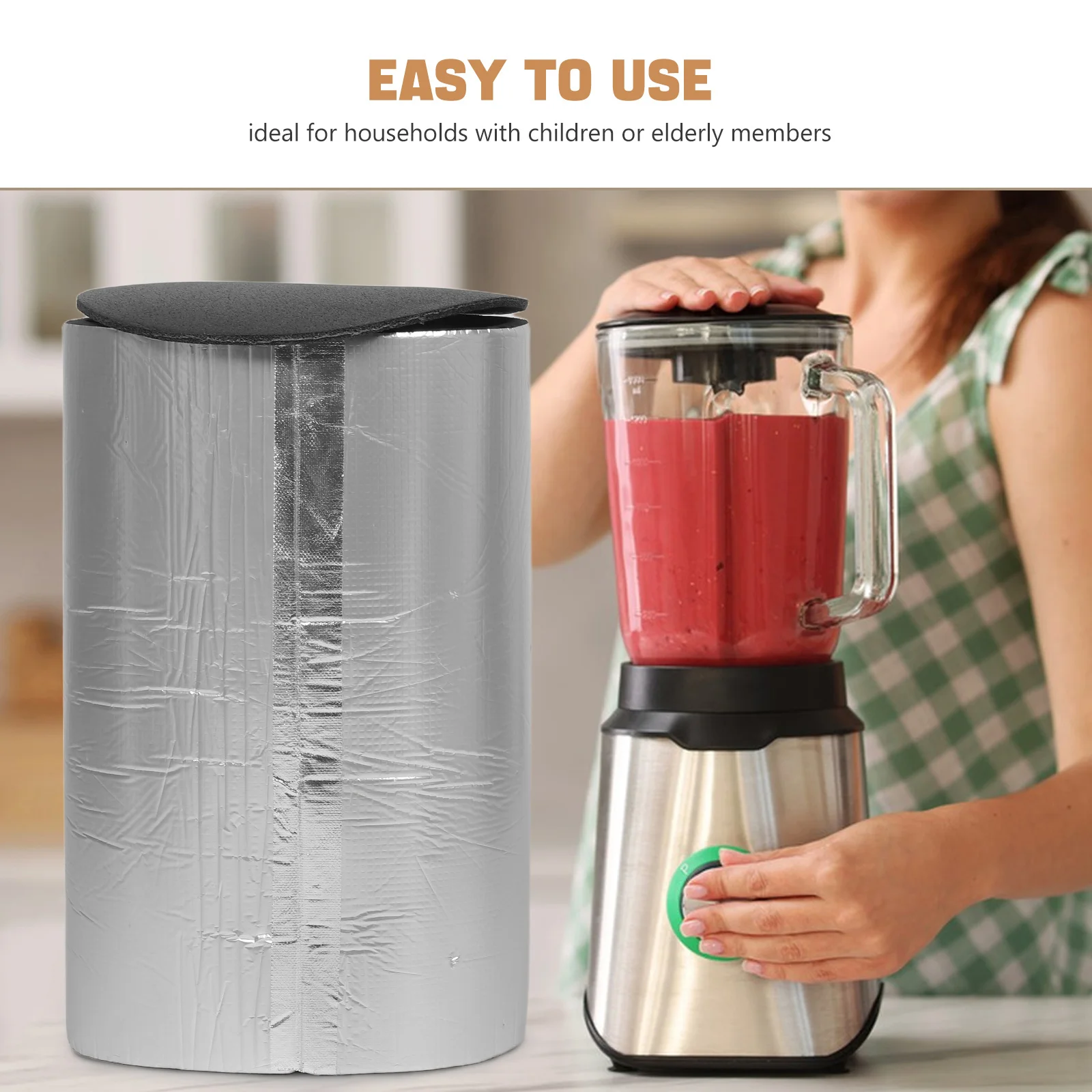 

Blender Noise Isolation Shield Advanced Sound Absorbing Material for Food Processor Soymilk Machine Universal