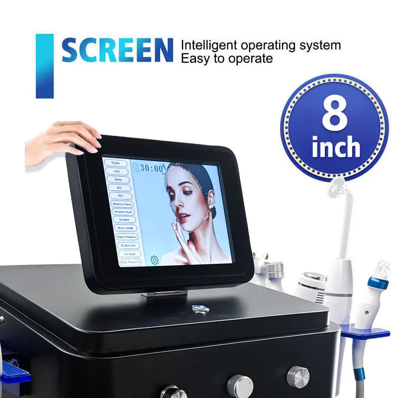 Nuovo 14 In 1 Idro Ossigeno Macchina Per Microdermoabrasione Facciale Idrodermoabrasione Aqua Peel Rimozione di Comedone Cura Della Pelle Macchina Del Salone