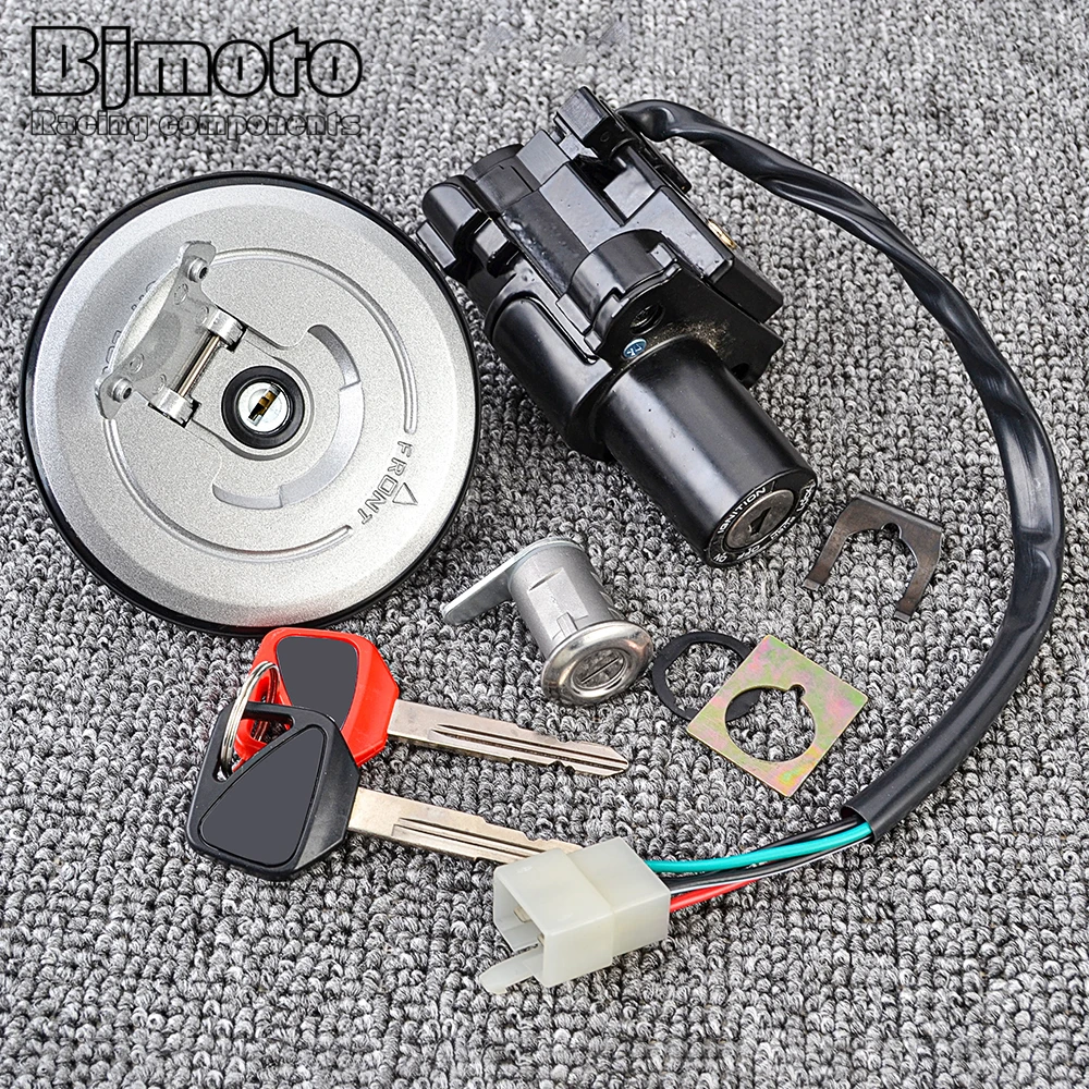 CB 250 Ignition Switch Fuel Cap Seat Lock Key For Honda CB600F CB600F2Y Hornet S 600 / CB250 Hornet 250 2000-2007 35010-MBZ-D01