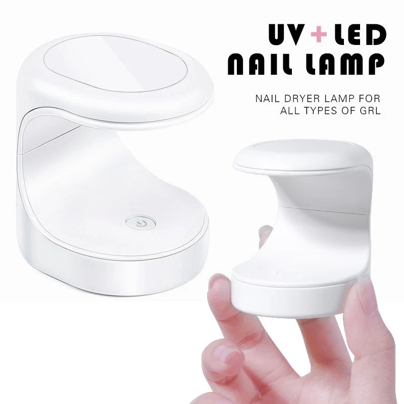เครื่องเป่าเล็บขนาดเล็ก UV โคมไฟเล็บเครื่องเดียวเล็บเครื่องมือศิลปะเจล 16W เครื่องเป่าเล็บ LED โคมไฟเล็บเครื่องมือ USB