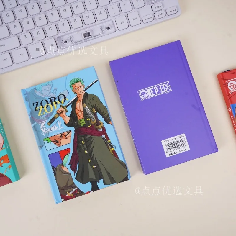 One Piece anime notebook A5 magnetic buckle notebook high-looking Luffy Zoro notepad new anime stationery holiday gift wholesale