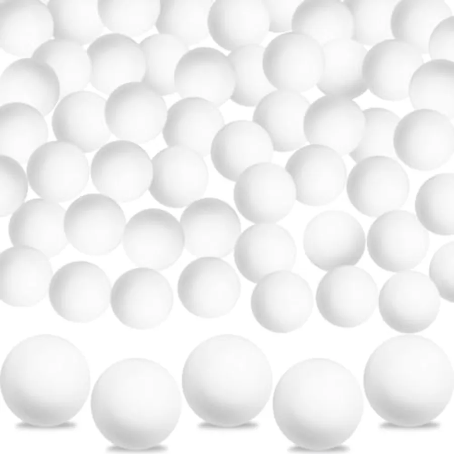 

100 Pack Table Tennis Balls, 40mm Colored Plastic Balls Beer Balls Bulk, Washable Small Game Balls for Ball Games, Arts and Cra