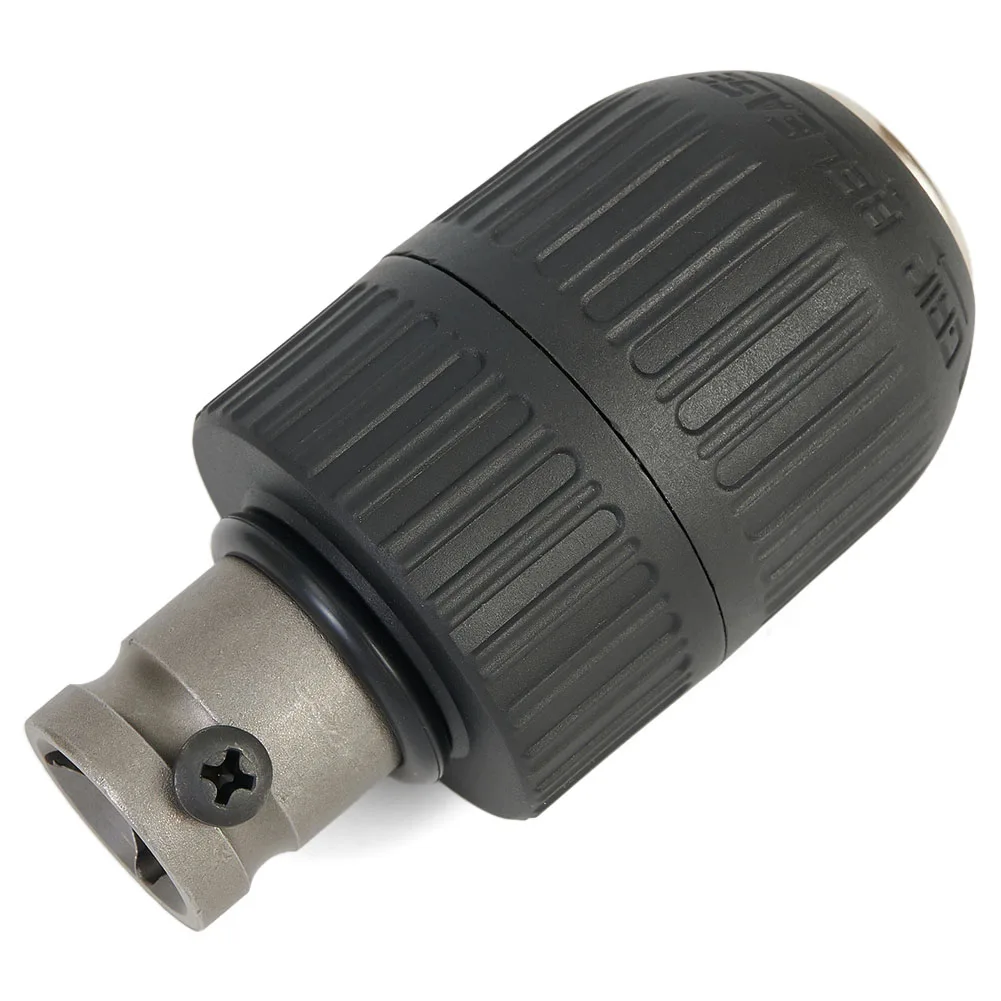

Brand New Drill Chuck Keyless Chuck Black Capacity Gadgets Hand Lightweight Set Tools With Adapter Workshop 2-13mm