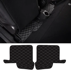 Leather Car Floor Mats for Smart 451 453 Fortwo Accesories Front Seat Bottom Anti Slip Foot Pads Auto Carpets Cover Floor Liner