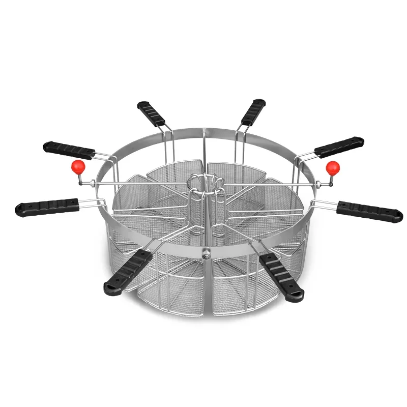 

Dumplings leaked basket Malatang cooked noodles separately, triangular basket, noodle cooking stove, soup bucket separator