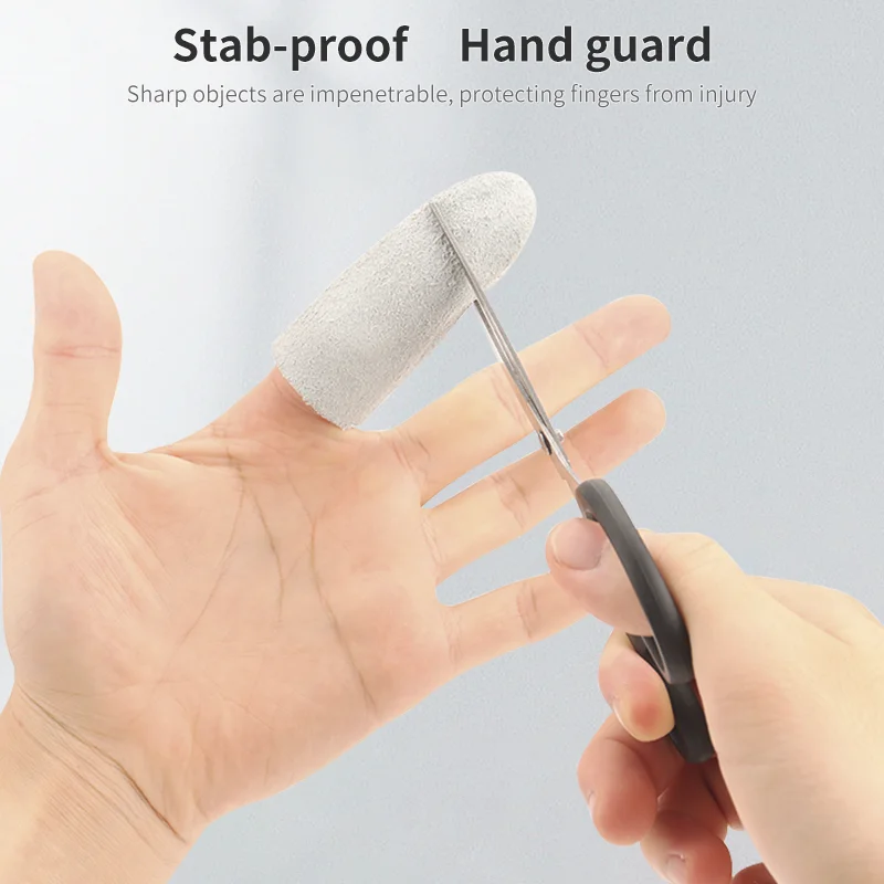 LUXIANZI Anti-scalding Welding Finger Cots For Hand Sewing Sanding Welders Repair High Temperature Thumb Protector Sleeve Cover