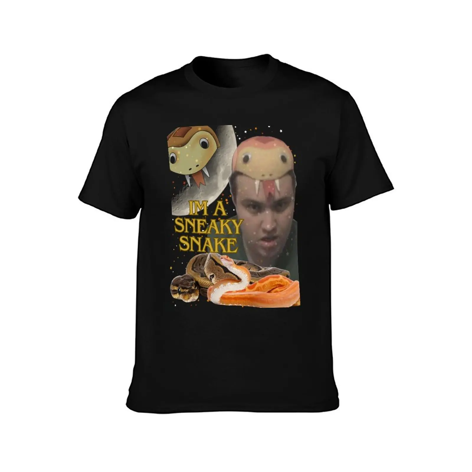 Sneaky snek bootleg T-Shirt Casual Loose Short Sleeve Tee for Men T-Shirt