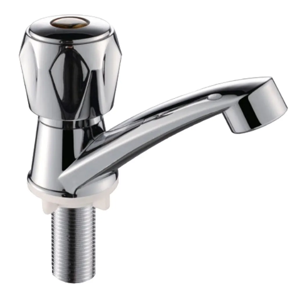 Single Hole Plastic Water Tap Spiral Spout Sink Faucet for Bathroom Kitchen and Wash Basin