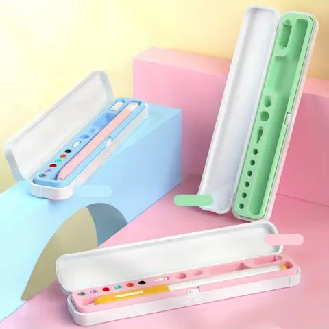 Portable for Apple Pencil 2 1 Case Storage Box Pouch Pen Holder Stylus Cover for Apple IPad Pencil 1st 2nd Gen Plastic Cases