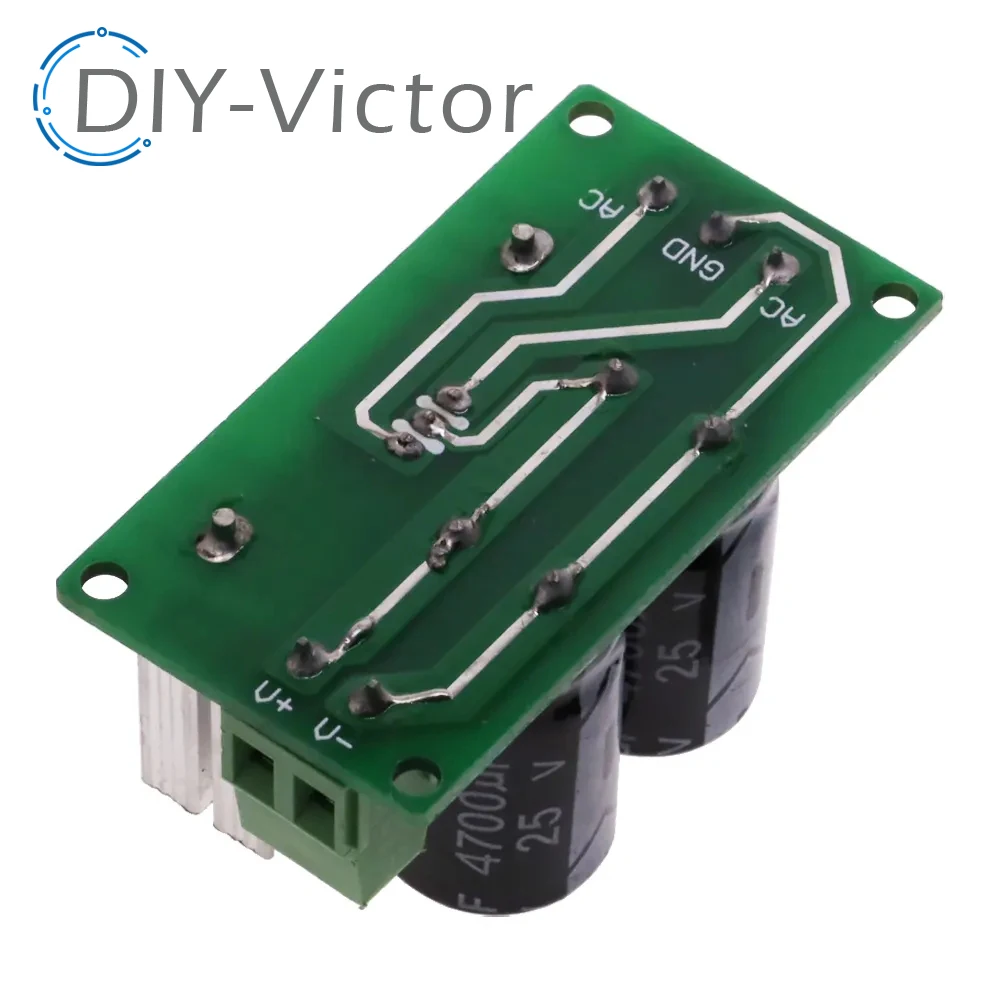 Dual Power To Single Power Rectifier Filter Board 8A Transformer To Single Power Board 0-12V 0-20V