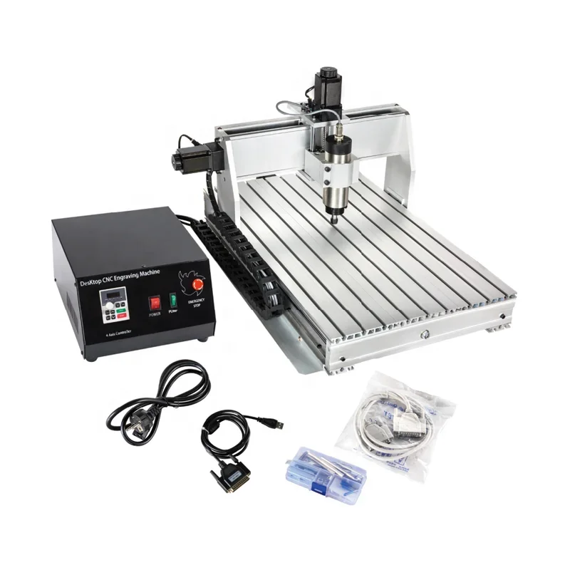 Stroke 400*570*75mm 2400RPM 6040 800W ER11 3 Axis CNC Router Machine Mini CNC Router CNC Router Machine for Wood