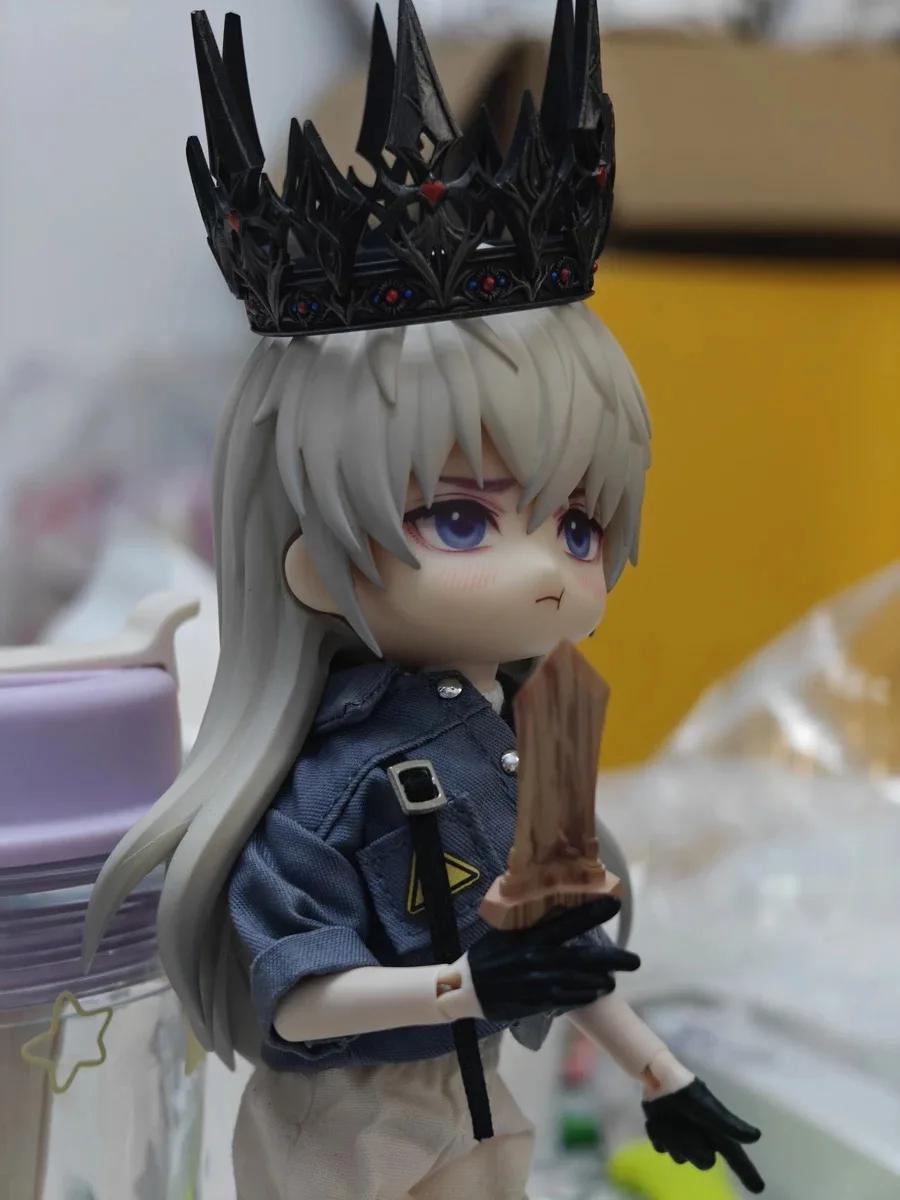 OB11 OB22 러브 앤 딥스페이스 자키에르 헤어 쉘 가발 모델 페이스플레이트 크라운 우드 블레이드 BJD 인형 액세서리 애니메이션 게임 장난감 어린이용 G