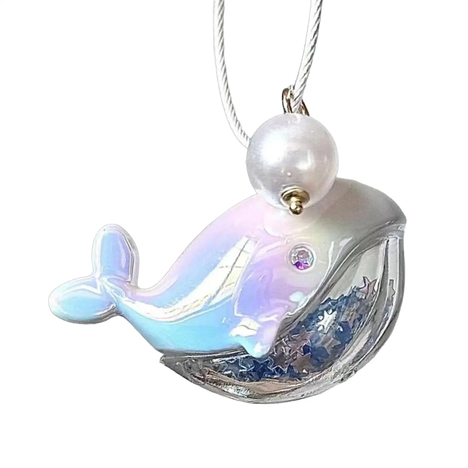 Compact Whale Keychain Accessories Bag Pendant for Bag Key Car