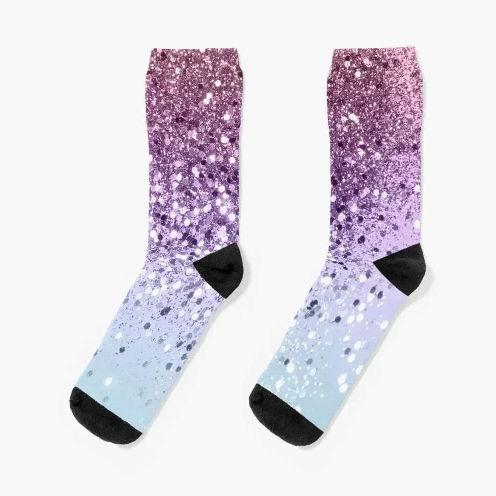 

Unicorn Girls Glitter #6 (2019 Version - Faux Glitter) #shiny #pastel #decor #art Socks Children's Man Socks Women's