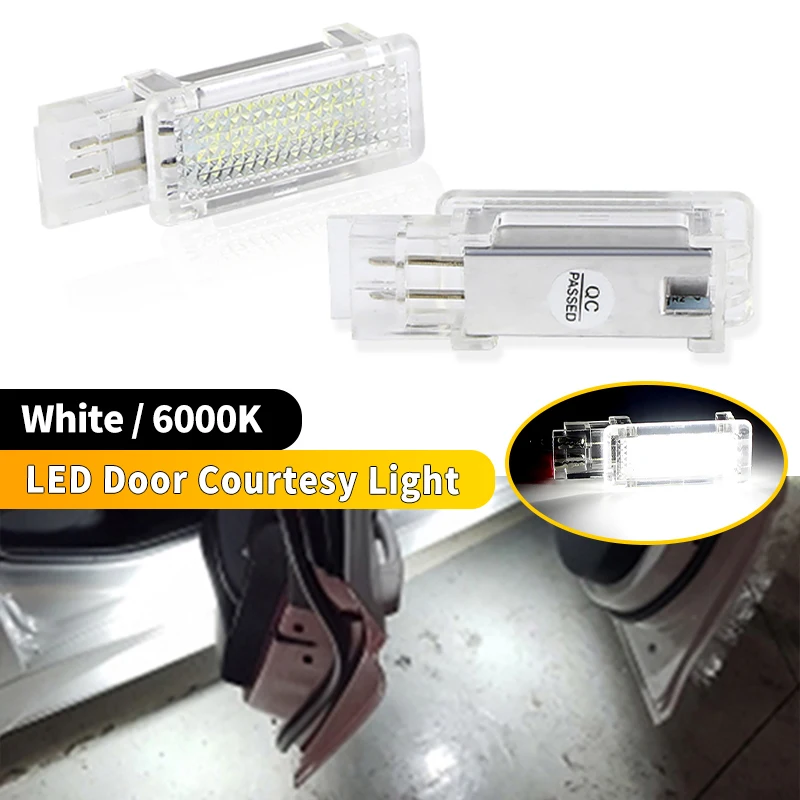 1/2PCS LED Door Courtesy Trunk Footwell Light for Mercedes-Benz Maybach W240/Viano W639/W176/W246/C117/X156 Interior Puddle Lamp