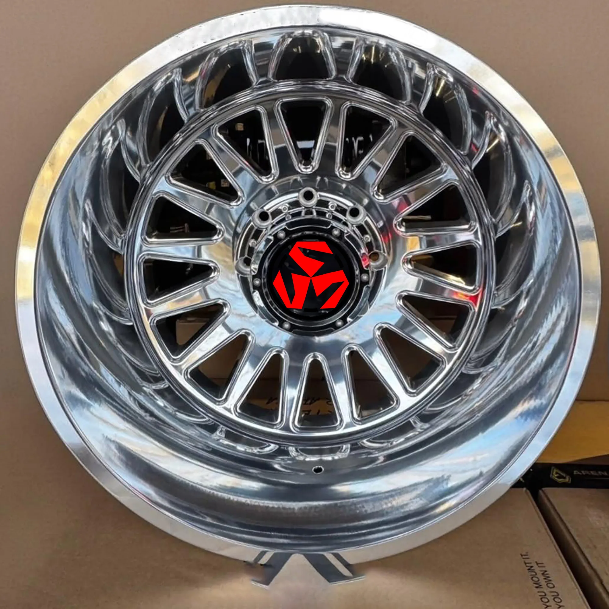 SJ Rims 24 26 28 30 Inch Custom Dual Forged Wheels 8x200 8x180 8x170 8x165.1 With Brand Logo Engraving for  F150 F250 GMC