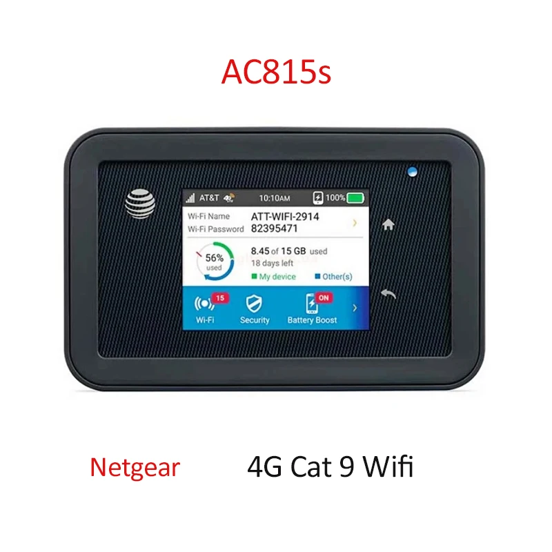 

Unlocked Netgear Aircard 815s AC815S 4G 450M AT&T Unite Explore Mobile Hotspot 4340Mah Otg Small Portable USB Power Bank Charger