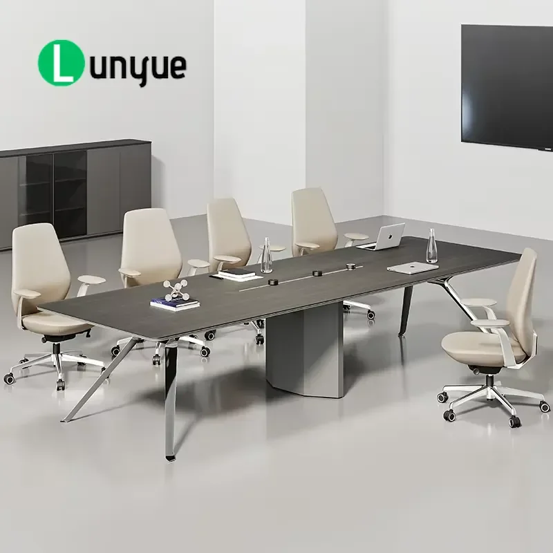Modern Customizable Conference Table Office Workbench for Meeting Room Negotiation Space School Furniture Durable Design