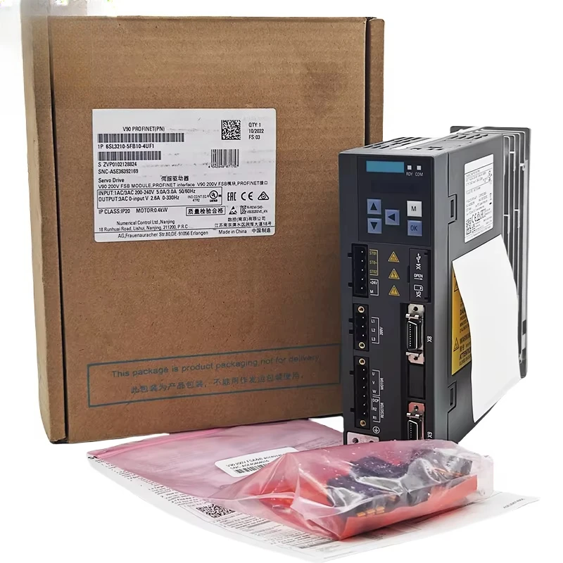 

New Original 6SL3210-5FB10-4UF1 6sl32105fb104uf1 V90 Servo Driver Warehouse Stock