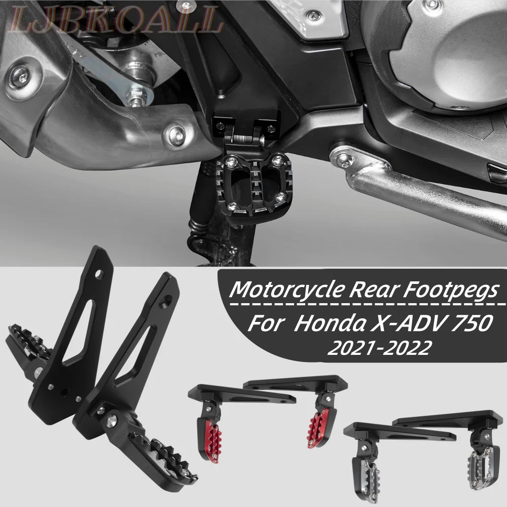 

XADV750 Folding Footrest For Honda X-ADV 750 X-ADV750 XADV 750 2021-2023 Motorcycle Foot Peg Pedal Passenger Rearset Accessories