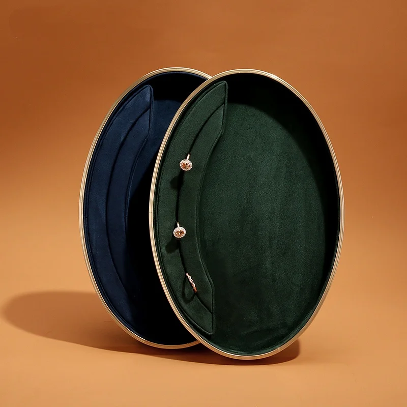 علبة المجوهرات المخملية عرض المجوهرات لوحة عرض لوحة حلقة وملحقات تخزين عرض الدعامة عرض موقف #5