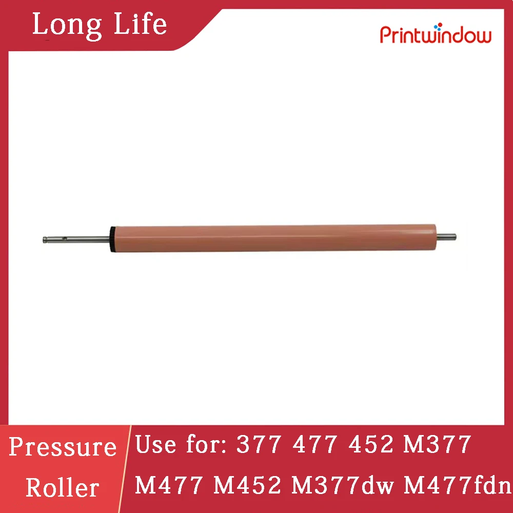 Fuser Lower Sleeved Pressure Roller for HP M377 M477 M452 M377dw M477fdn M477fdw M477fnw M452dn M452dw M452nw Lower Fuser Roller