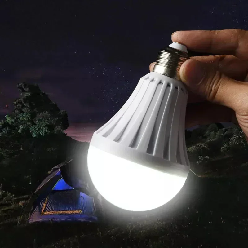 Led E27 Emergency Light LED Bulb E27 Led Lamp 5/7/9/12W Rechargeable Battery Lighting Lamp for Outdoor Lighting Flashligh