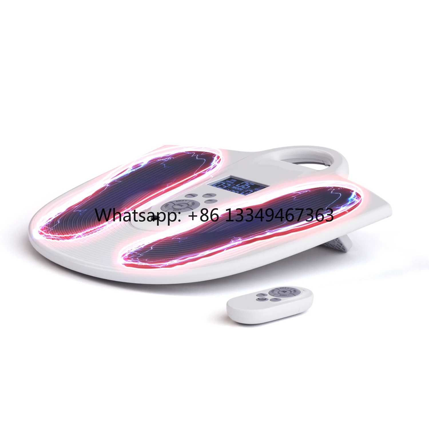 TENS/EMS Foot Circulation Stimulator Electric EMS Feet Massager Machine Relieves Swollen Ankle Plantar Fasciitis Feet Massager