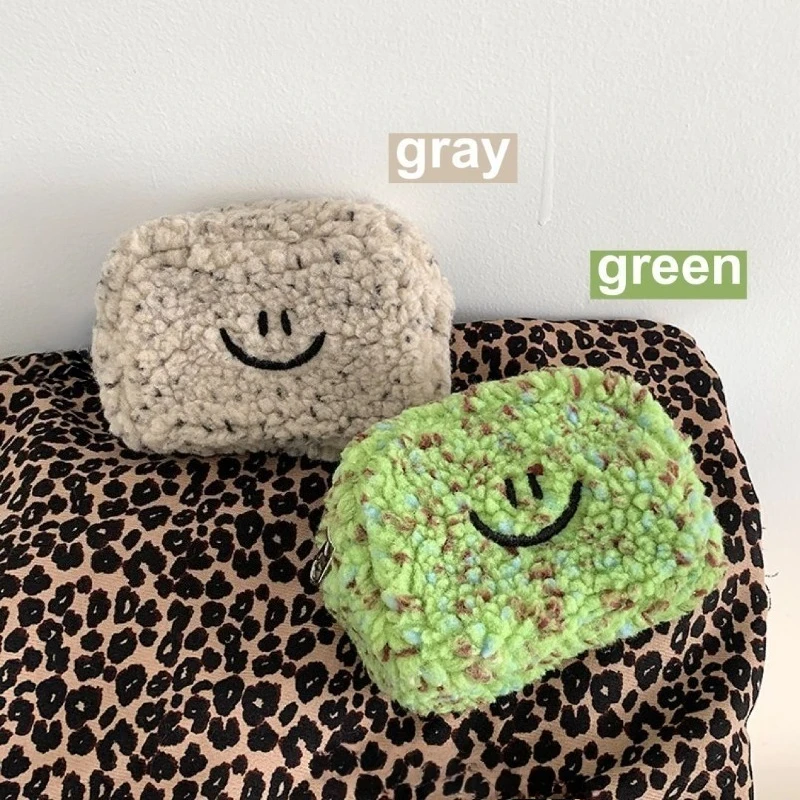 plush-clutch-bag-embroidery-cosmetic-pouch-travel-makeup-bag-women's-cosmetic-bag-small-lipstick-pouch-zipper-toiletry-kit