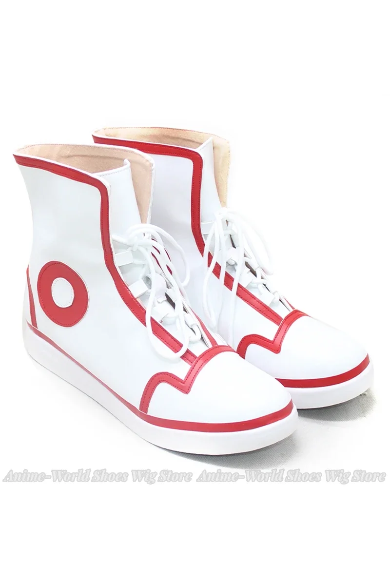 Anime  Denji Cosplay Shoes Party Denji Cosplay Boots Shoes PU Leather Party Props