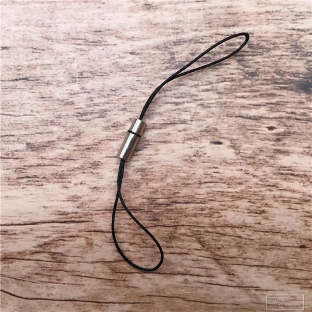 Metal Mobile Phone Lanyard Mini Nylon Rope USB Lanyard Bag Accessories