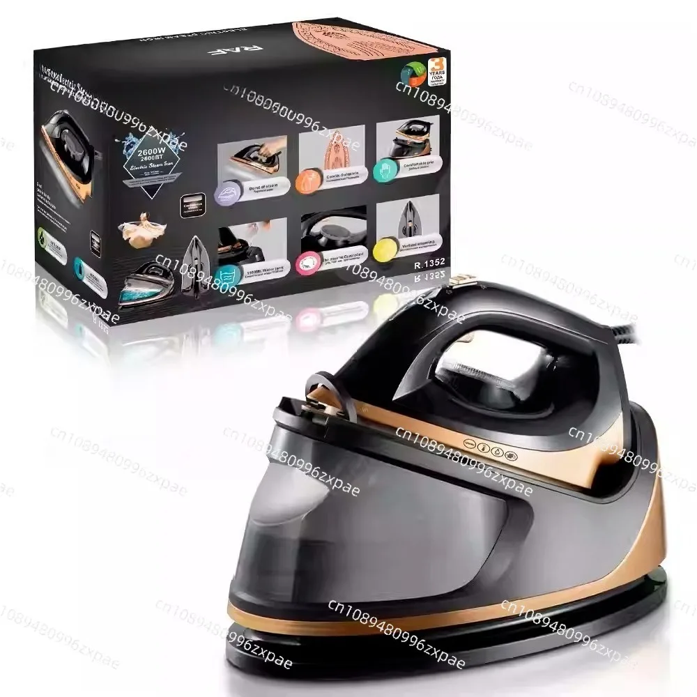 High-power Electric Steam Iron with Ceramic Base Plate and Large Steam Capacity