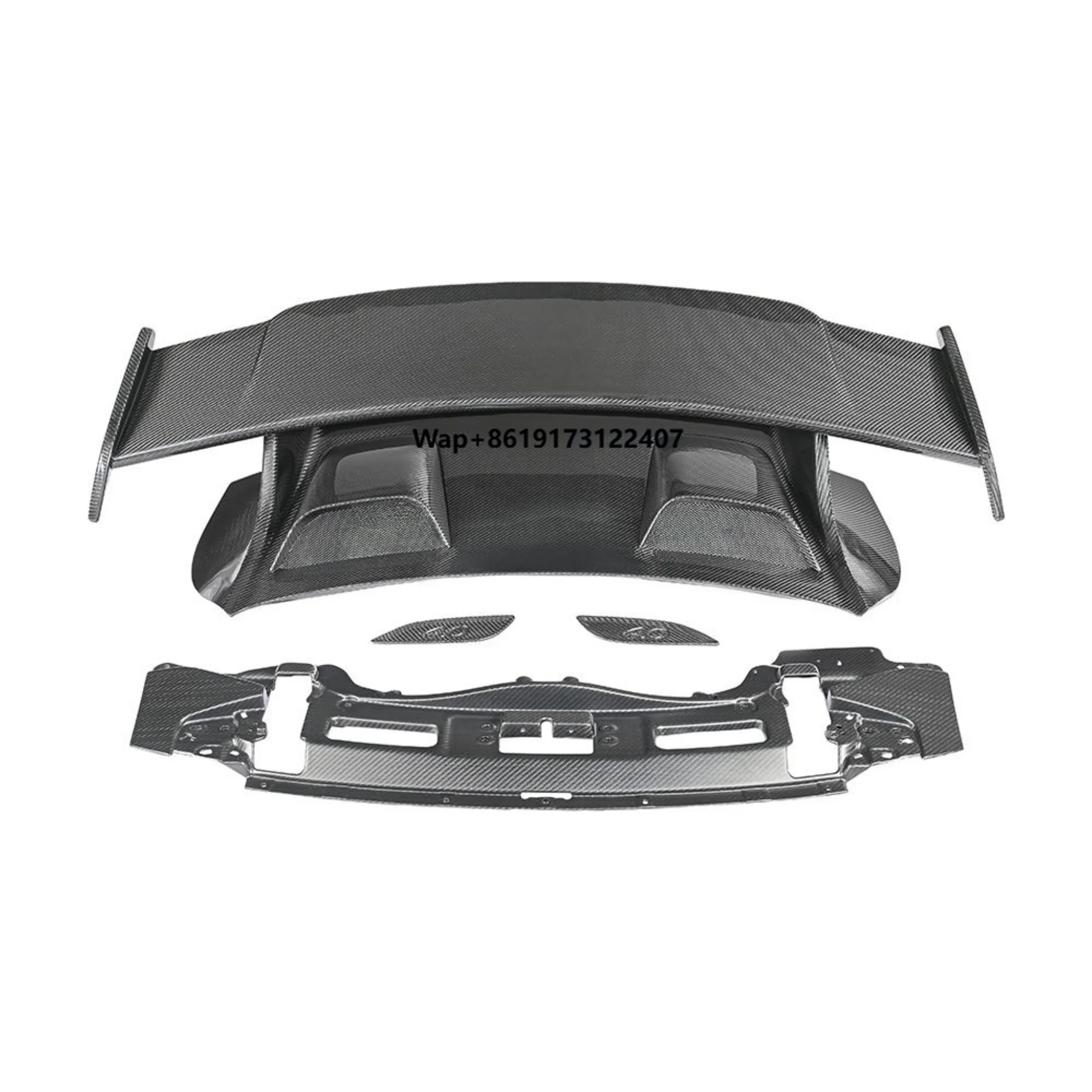 GT3 Premium Carbon Fiber High Quality Wing Shaped Spoiler with Easy Installation for 991 GT3 Rear Bumper