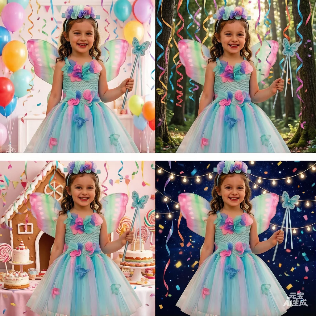 Girls Butterfly Fai…