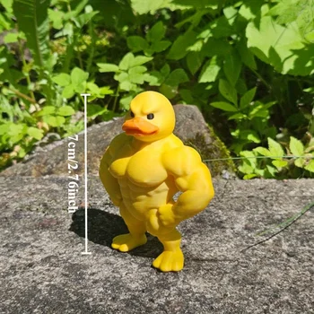 Muscle Duck 3D Desktop Figurine Home & Garden Decor 3