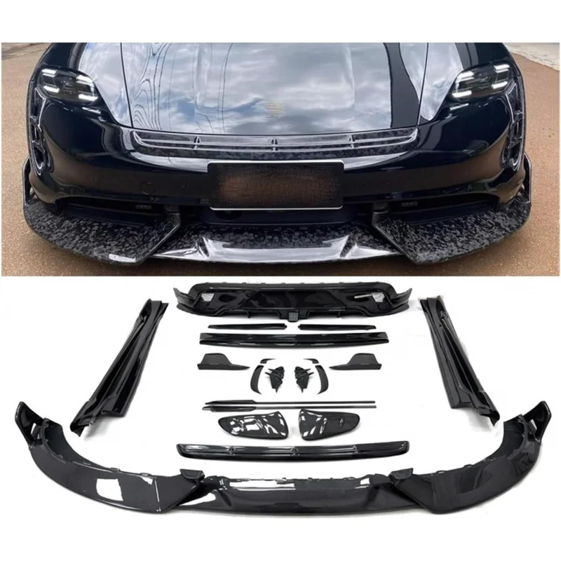 Suitable for Carbon Fiber Body Kit Complete Durable Compatible with Porsche Taycan M Model