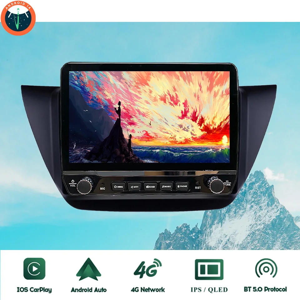 2Din Android 14 Autoradio Multimedia PC Tablet For Mitsubishi Lancer 2000-2010 GPS DVD Video Music Player Car intelligent system