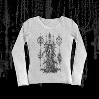 Grunge Vintage T-shirt Graphic Print O Neck Long Sleeve Tee  Harajuku Gothic Hip Hop Emo Girl Casual Tee Sexy Slim Crop Top Summ