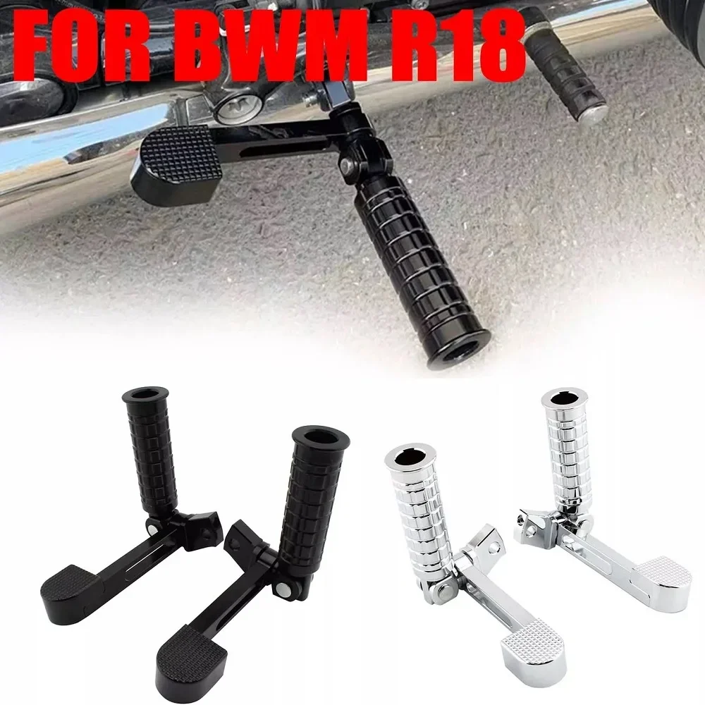 

Motorcycle Front Footpeg Extension Driver Foot Pedal Extender Rider Footboard Footrest Extend Support For BMW R18 Classic 20-up