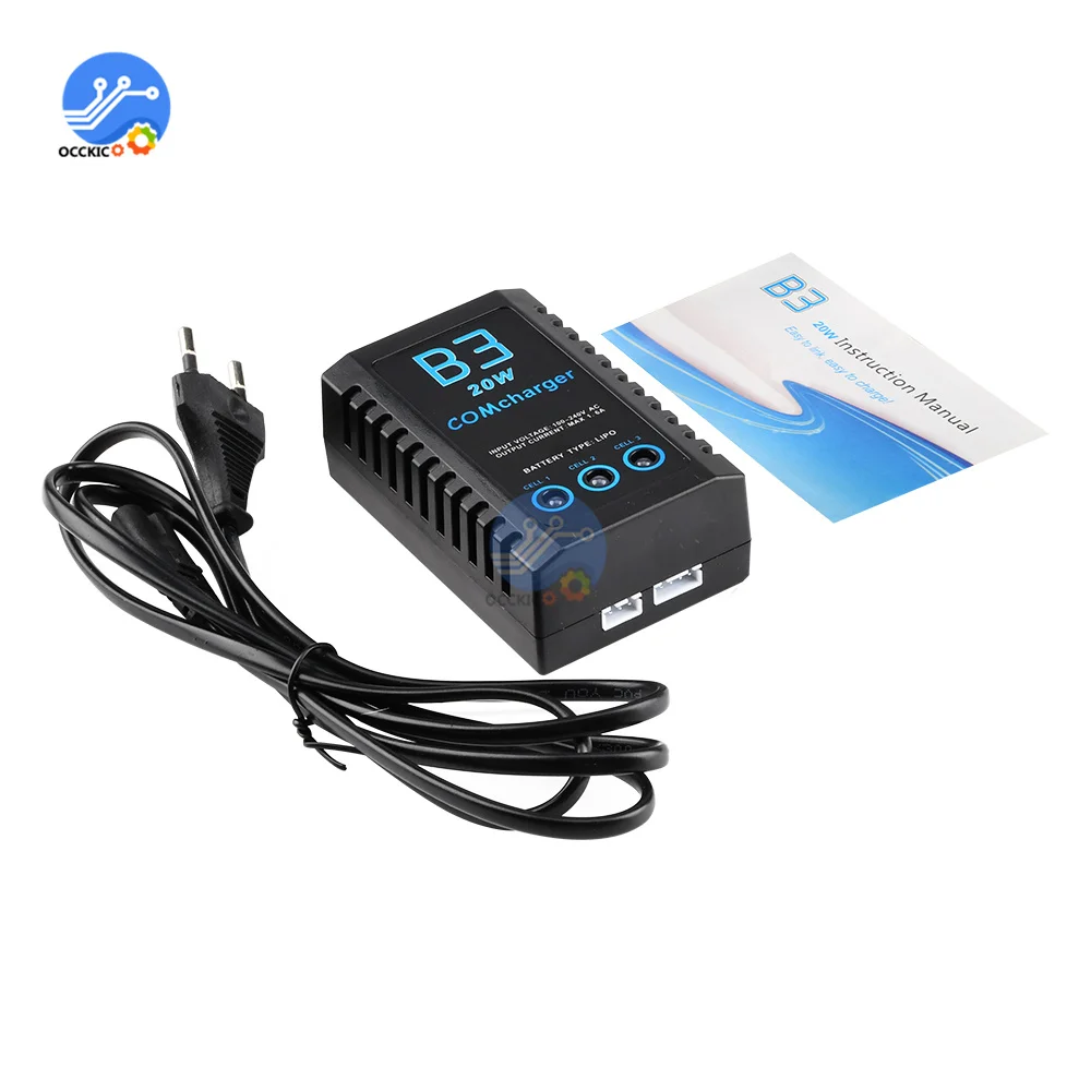 EU/US Plug Balanced battery charger for iMaxRC iMax B3 Pro Compact 2S 3S Lipo Power Supply Charger for RC Helicopter