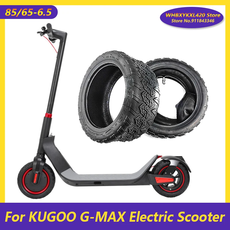 85/65-6.5 Original Tire for KUGOO G-MAX G-Booster G2 Pro Electric Scooter Front and Rear Wheel Wear-resistant Vacuum Tyre Parts