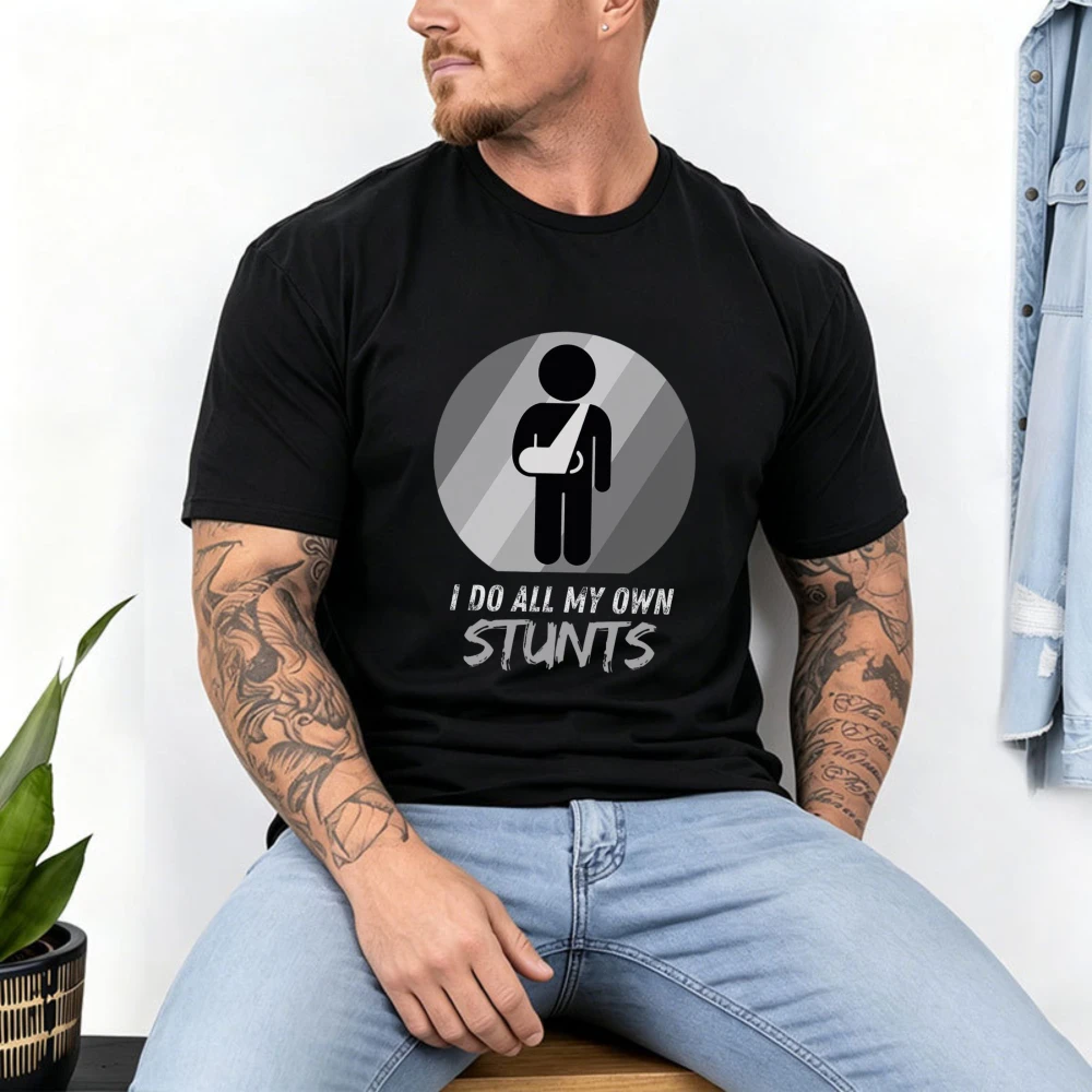 Broken Arm Shirt Funny Injury Tee Unisex Get Well Gift Broken Hand Humor T-Shirt Broken Wrist Shirt Cotton Tee