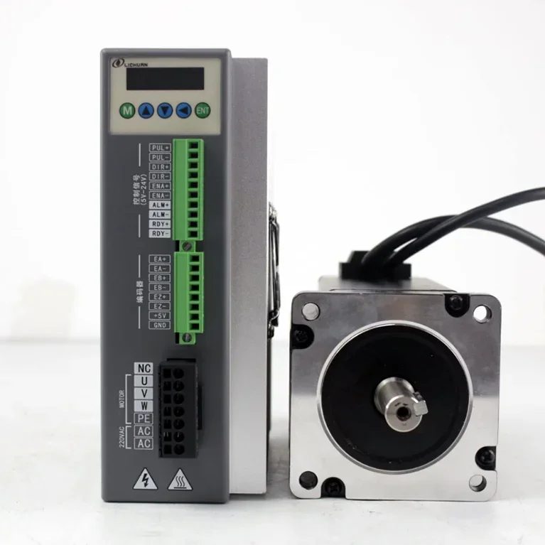 2026 LICHUAN Motor Stepper Kit LCDA2263C+LC110H3219 20N.m 6.9A AC150V-250V 3Phase Nema 42 Closed Loop Stepper Motor Kit CNC Mach