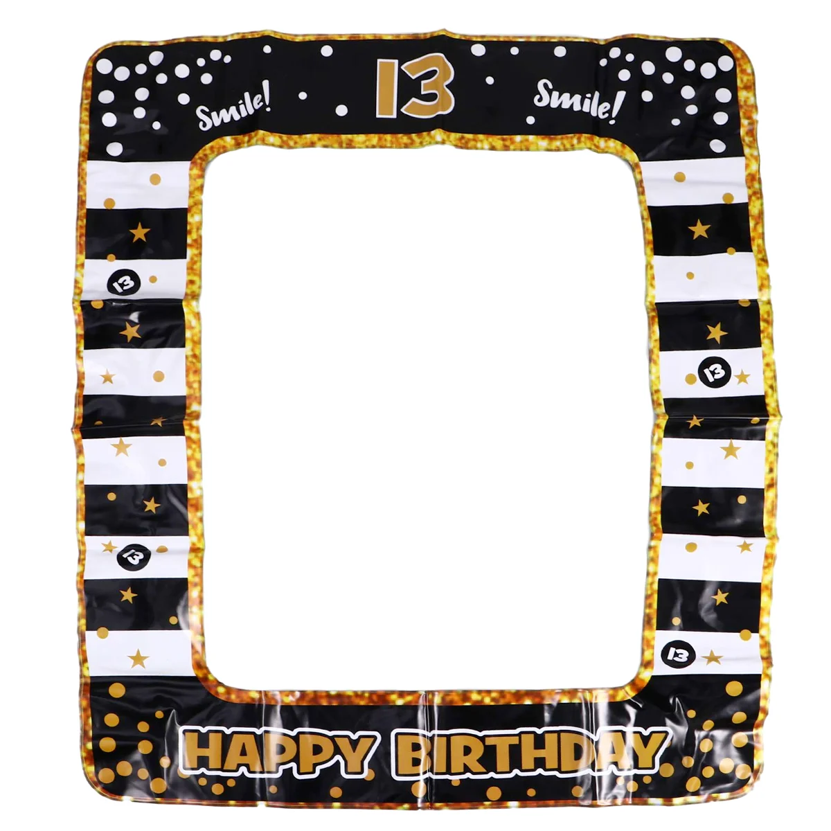 

Inflatable Photo Frame Photobooth Black Picture Frames Birthday Props Happy Signs Wedding Decor PVC Party Themed