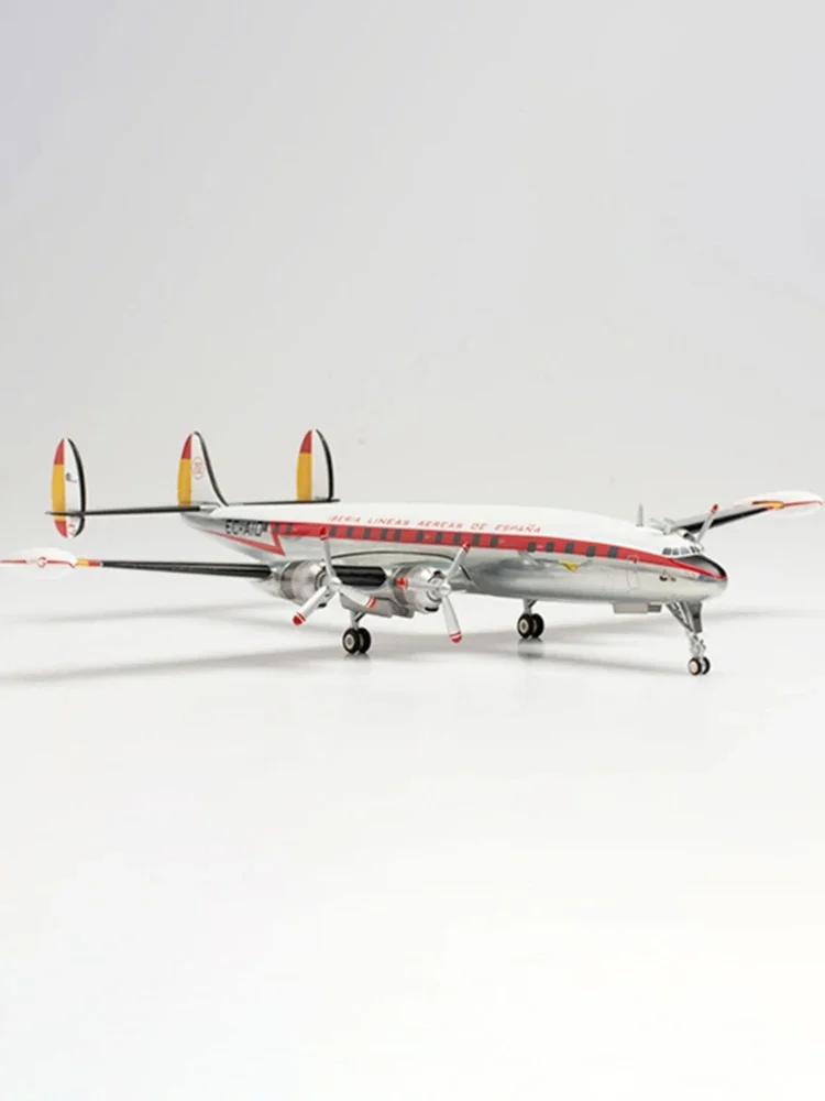 Diecast 1:200 Scale Iberia Lockheed L-1049G Alloy Finished Simulation Model Toy Static Decoration Souvenir Gifts For Adult Boy