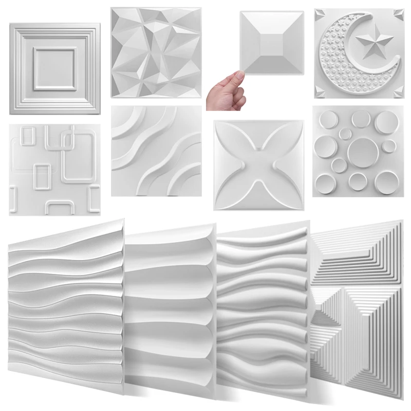 3D wall sticker House wall renovation stereo stone 3D wall panel non-self-adhesive art tile 3D wallpaper room bathroom ceiling